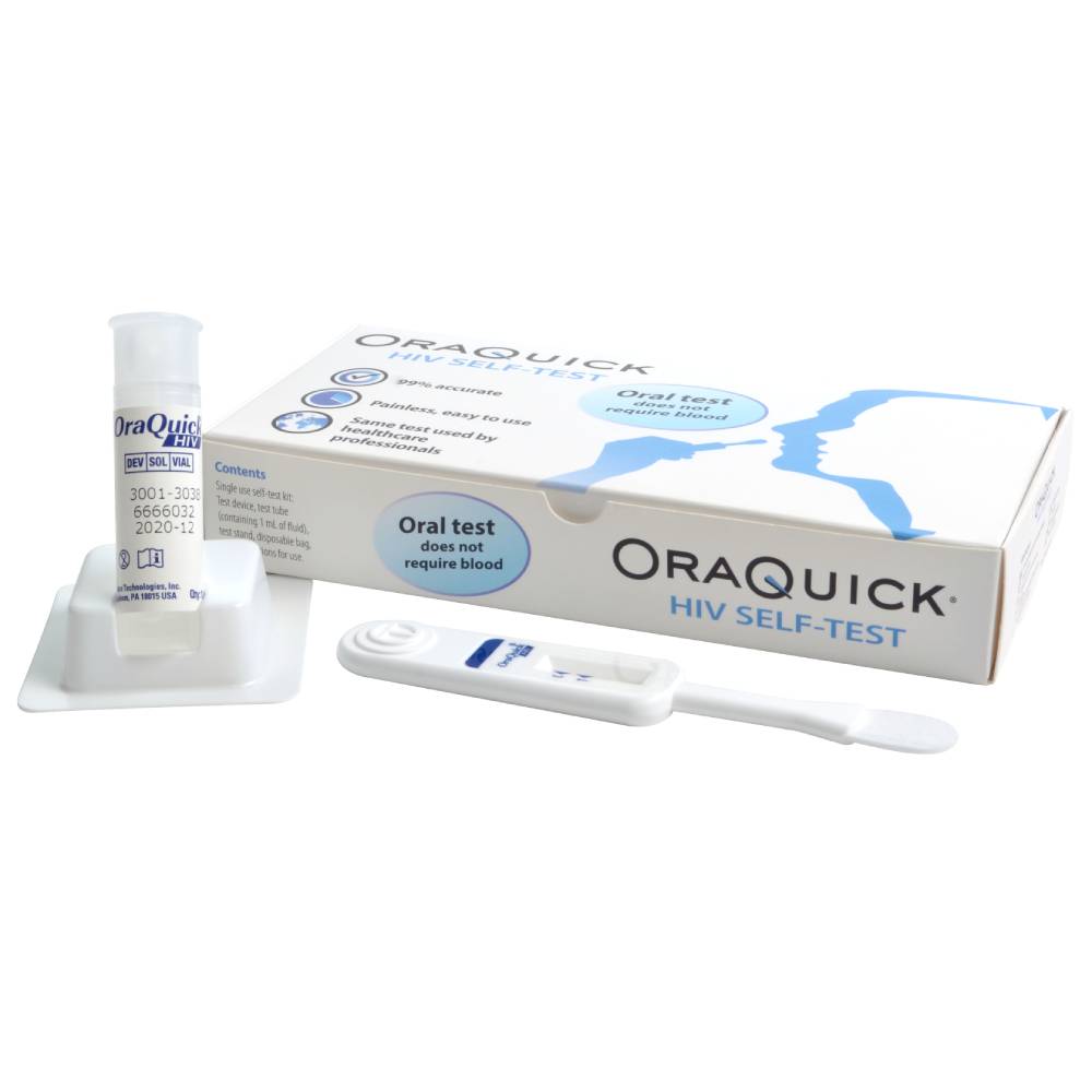 OraQuick Home HIV Self-Test (Mouth Swab)-Penyakit kelamin atau siplis