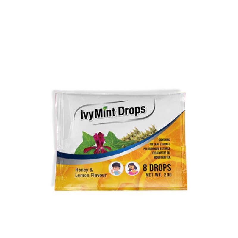 HLP Ivymint Honey Lemon Drops 8s - DoctorOnCall Farmasi Online