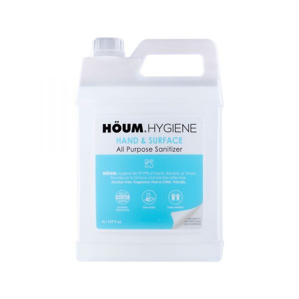 Houm Hygiene Hand And Surface All Purpose Sanitiser Refill 5L - DoctorOnCall Online Pharmacy