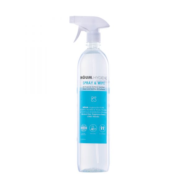 Houm Hygiene Spray & Wipe All Purpose Sanitiser (With Spray Head) 1L - DoctorOnCall Farmasi Online