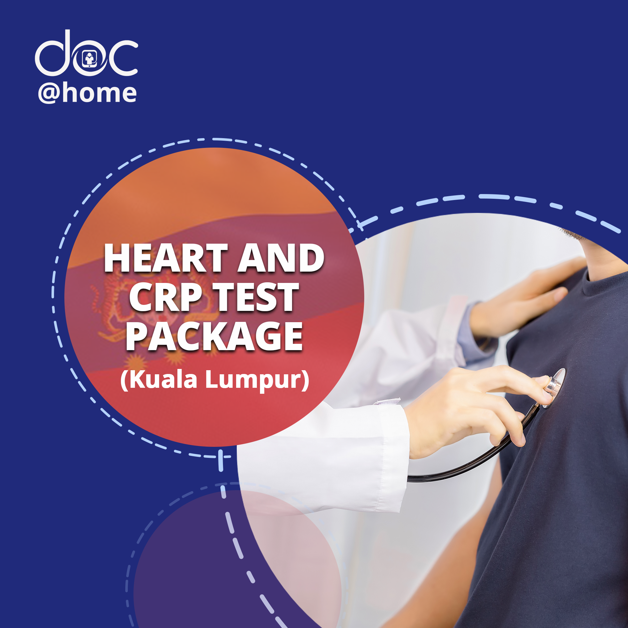 Heart And CRP Test Package At Home (Kuala Lumpur) - Basic + Cardio - CRP Test Package x1 (pax) - DoctorOnCall Online Pharmacy