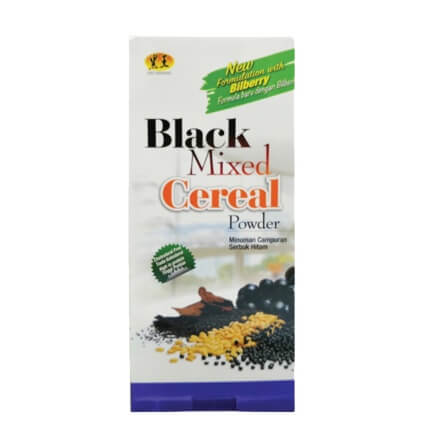Hei Hwang Black Mixed Cereal Powder 30g x15 - DoctorOnCall Farmasi Online