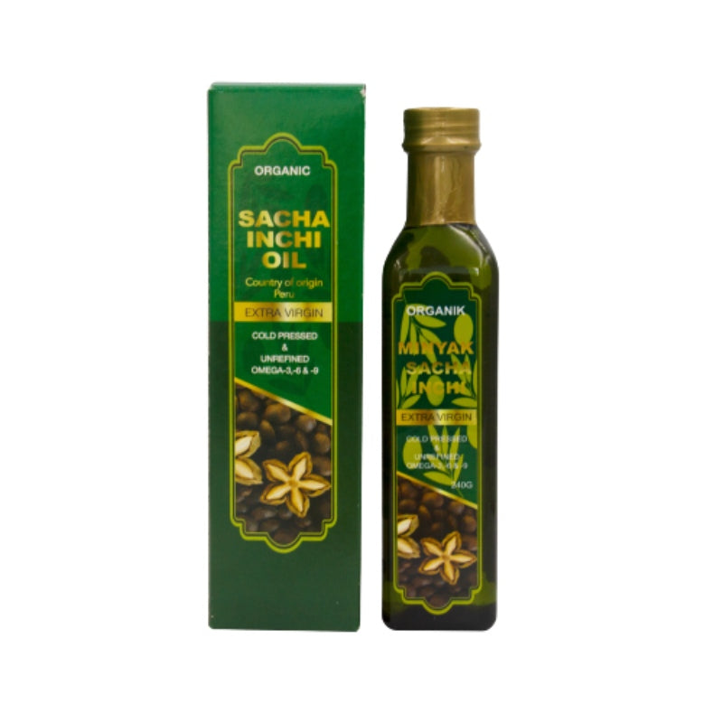 Hei Hwang Organic Minyak Sacha Inchi Oil 250ml - DoctorOnCall Farmasi Online