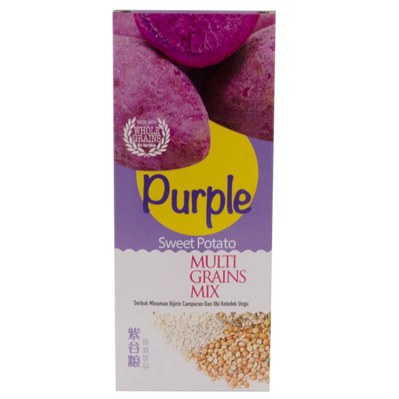 Hei Hwang Purple Sweet Potato Multi Grains Mix 30g x15 - DoctorOnCall Farmasi Online