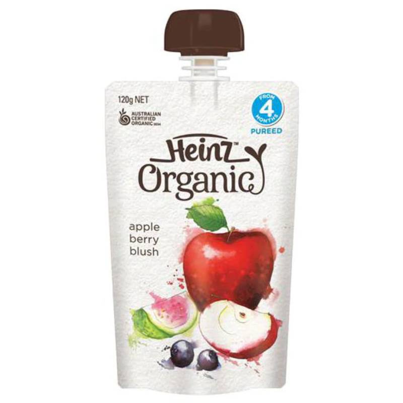 Heinz Simply Apple Peach & Mango 120g Apple Berry Blush - DoctorOnCall Farmasi Online