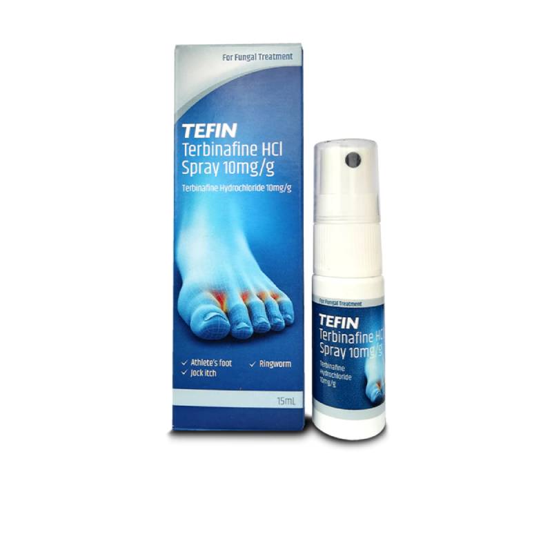 HOE Tefin Terbinafine HCI 10mg/g Spray 15ml - DoctorOnCall Farmasi Online