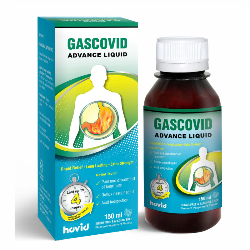 Hovid Gascovid Advance Liquid 150ml - DoctorOnCall Online Pharmacy