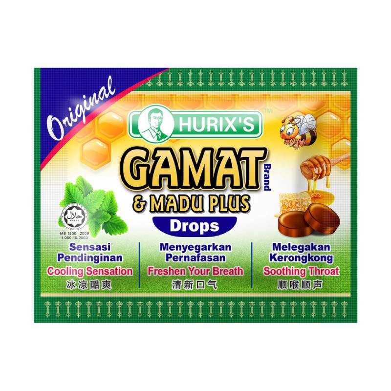 Hurix's Gamat & Madu Plus Original Drops 6s - DoctorOnCall Farmasi Online