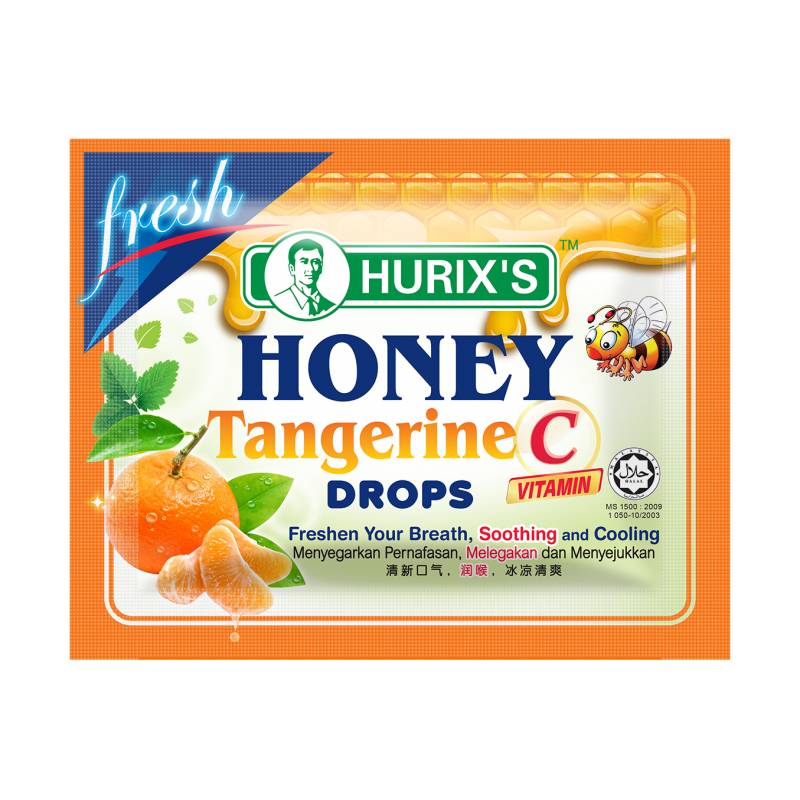 Hurix's Honey Tangerine Drops 6s - DoctorOnCall Farmasi Online