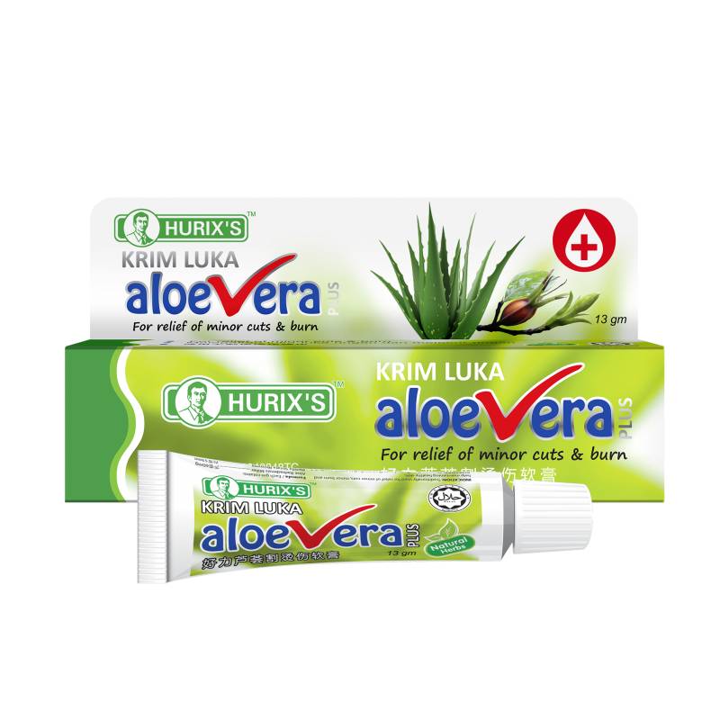 Hurix's Krim Luka Aloe Vera Plus 13g - DoctorOnCall Farmasi Online