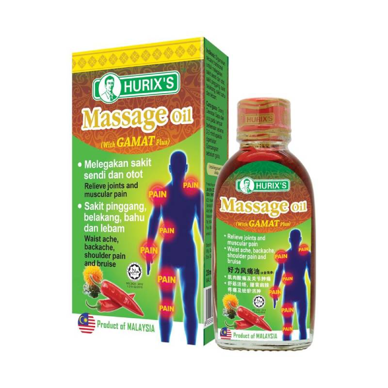 Hurix's Massage Oil 28ml - DoctorOnCall Farmasi Online