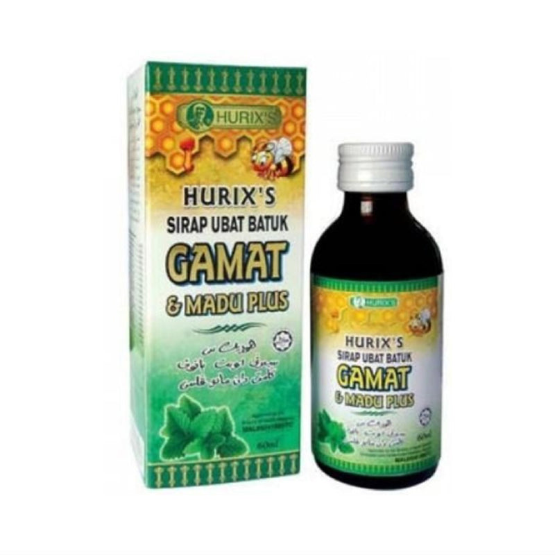 Hurixs Sirap Ubat Batuk Gamat & Madu 60ml - DoctorOnCall Online Pharmacy