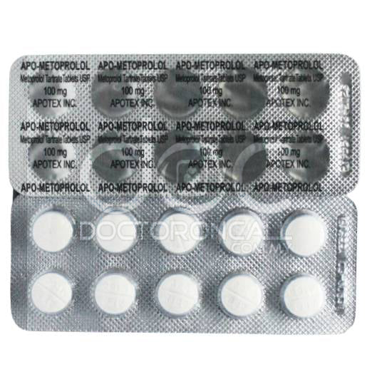 Apo-Metoprolol 100mg Tablet 10s (strip) - DoctorOnCall Online Pharmacy