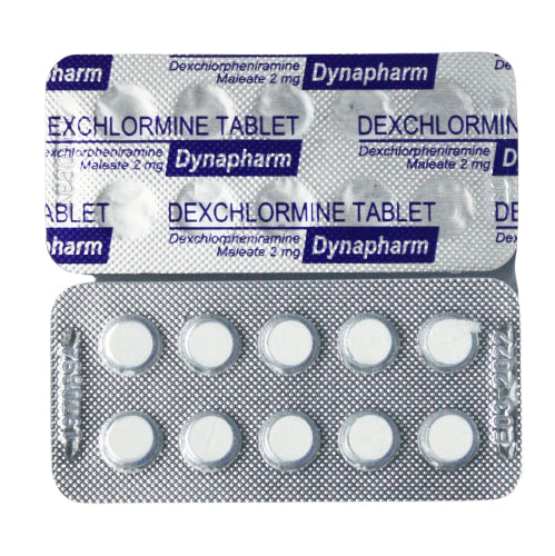 Dexchlormine 2mg Tablet 10s (strip) - DoctorOnCall Farmasi Online