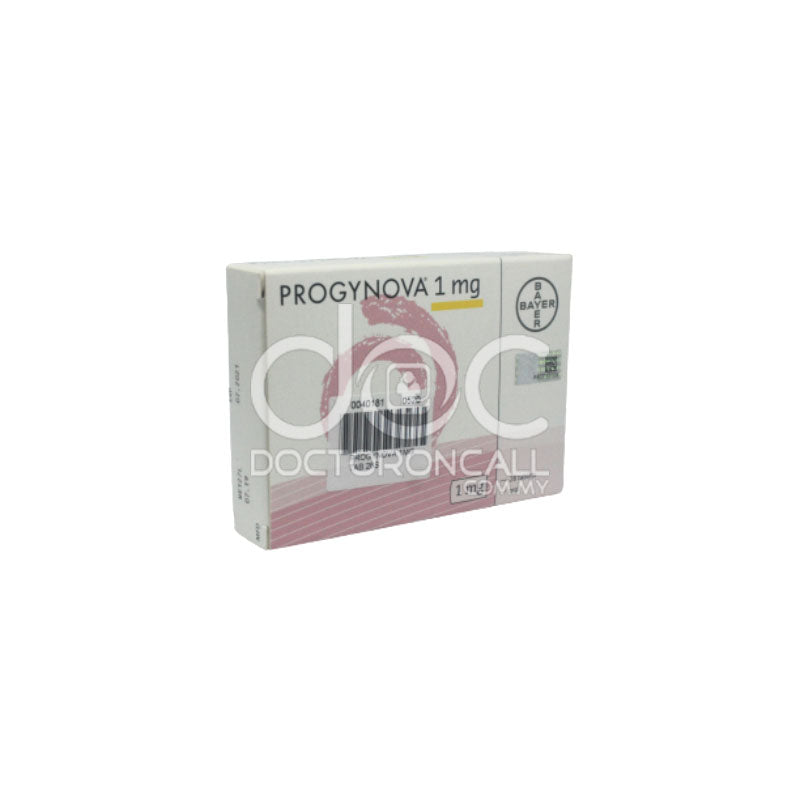 Progynova 1mg Tablet 28s - DoctorOnCall Farmasi Online