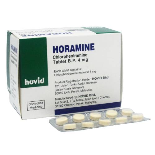 Hovid Horamine 4mg Tablet - 100s - DoctorOnCall Online Pharmacy