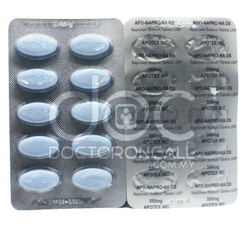 Apo-Napro 550mg Tablet 10s (strip) - DoctorOnCall Farmasi Online