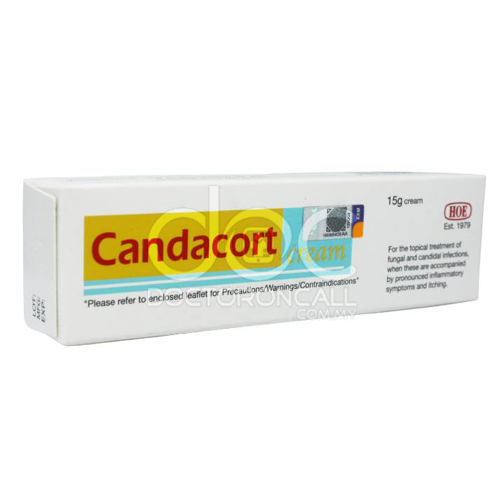 HOE Candacort Cream 15g - DoctorOnCall Farmasi Online