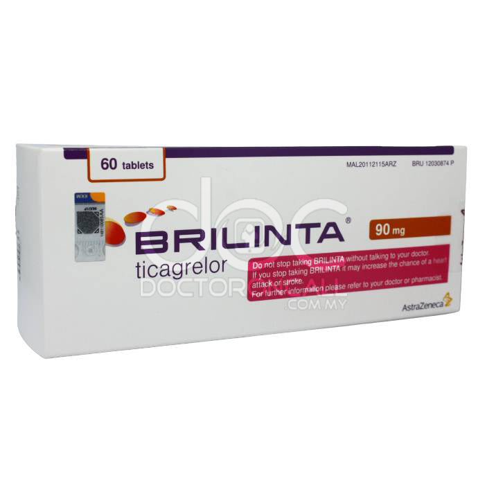 Brilinta 90mg Tablet 168s - DoctorOnCall Farmasi Online