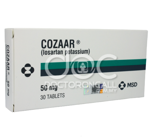 Cozaar 50mg Tablet 15s (strip) - DoctorOnCall Online Pharmacy