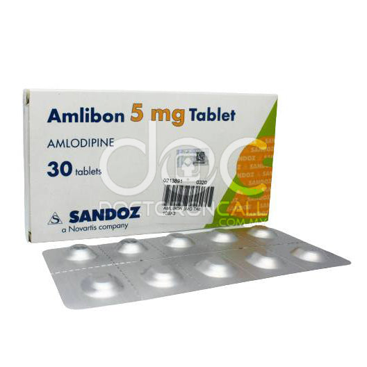 Sandoz Amlibon 5mg Tablet 30s - DoctorOnCall Online Pharmacy