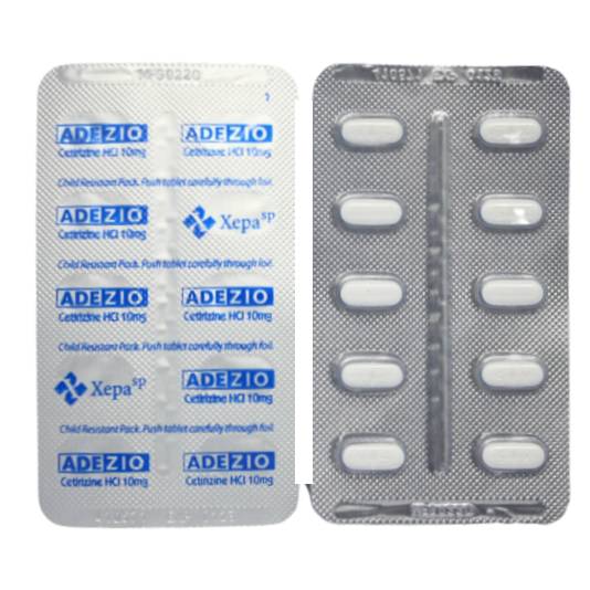 Adezio 10mg Tablet-Blocked nose when lying down