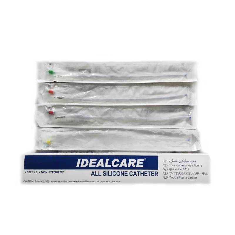 Idealcare 2Way All Silicone 5cc #12 Foley Catheter 1s - DoctorOnCall Farmasi Online