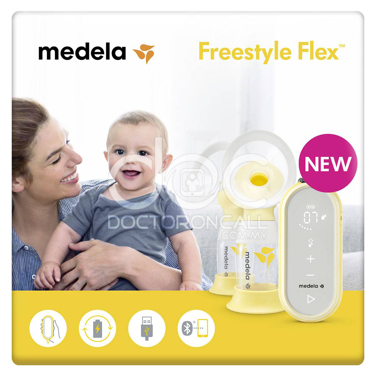 Medela Freestyle Flex Double Electric Breast Pump 1s - DoctorOnCall Online Pharmacy