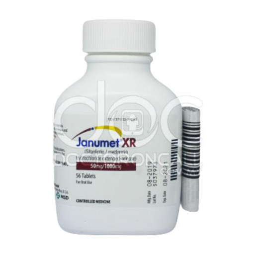 Janumet XR 50/1000mg Tablet 56s - DoctorOnCall Online Pharmacy