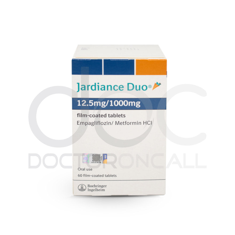 Jardiance Duo 12.5mg/1000mgTablet 60s - DoctorOnCall Farmasi Online