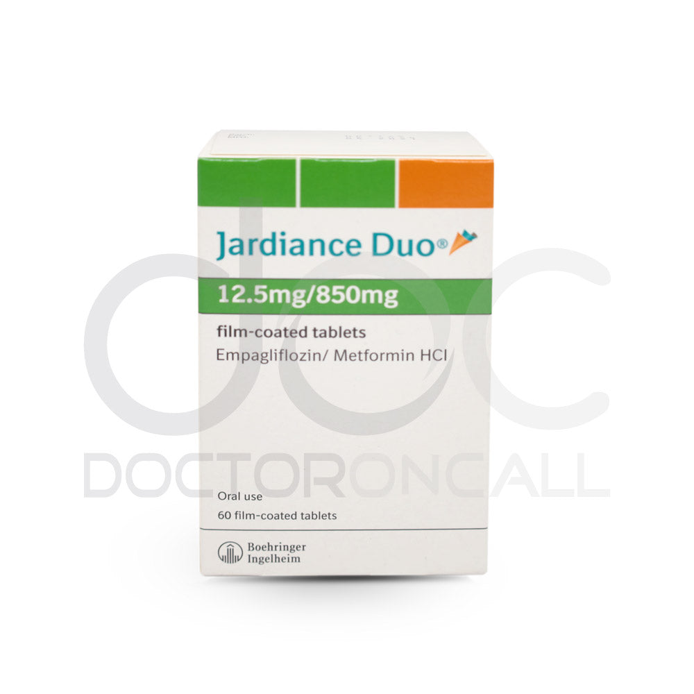Buy Jardiance Duo 12.5mg/850mg Tablet 60s- Uses, Dosage, Side Effects,  Instructions - DoctorOnCall
