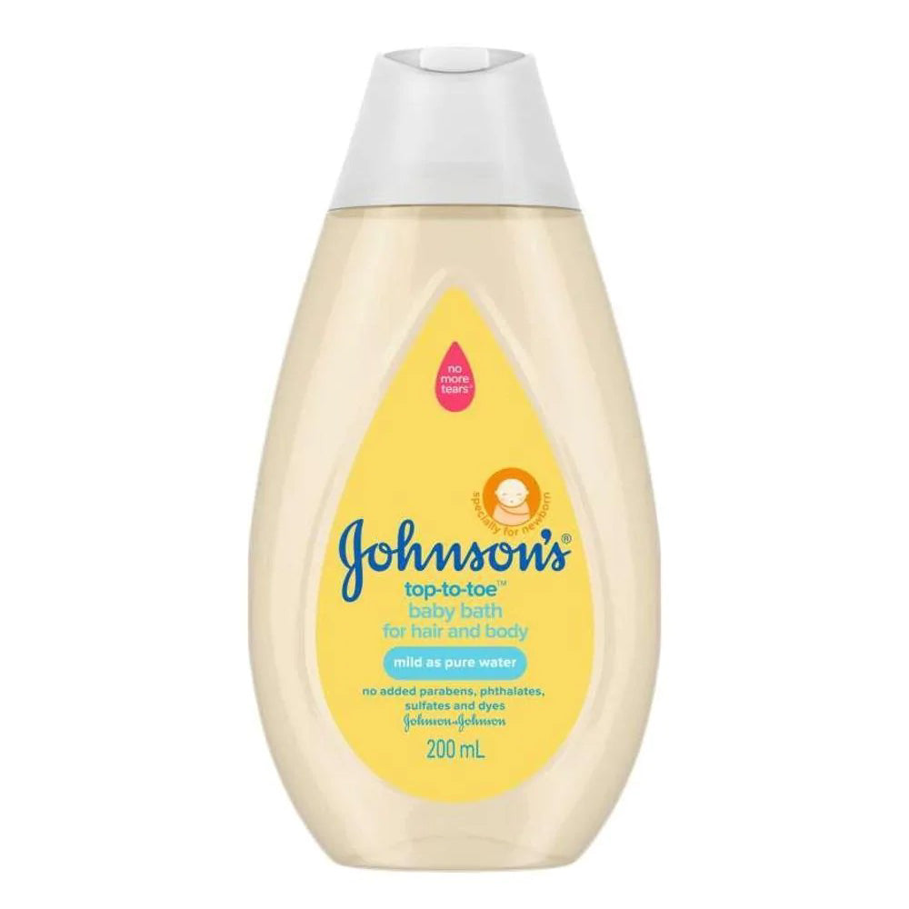 Johnson's Baby Bath Top-to-Toe 200ml - DoctorOnCall Online Pharmacy