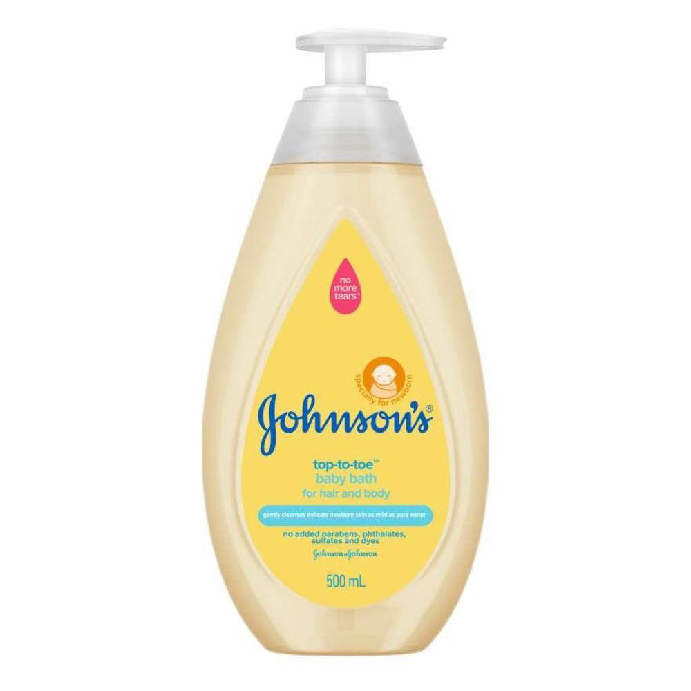 Johnson's Baby Bath Top-to-Toe 500ml - DoctorOnCall Farmasi Online