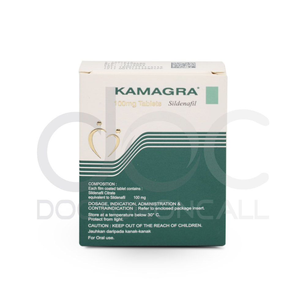 Kamagra 100mg Tablet 4s (strip) - DoctorOnCall Farmasi Online