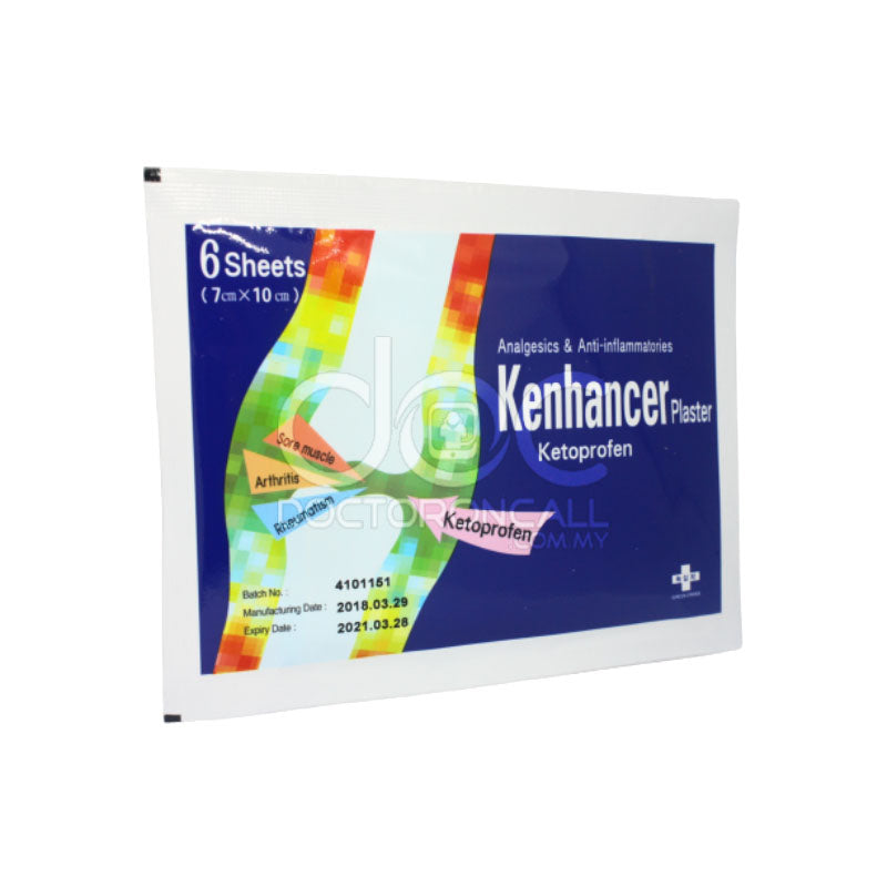 Kenhancer 30mg Plaster 6s (pack) - DoctorOnCall Farmasi Online