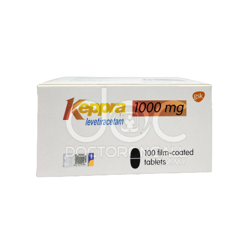 Keppra 1000mg Tablet 100s - DoctorOnCall Farmasi Online