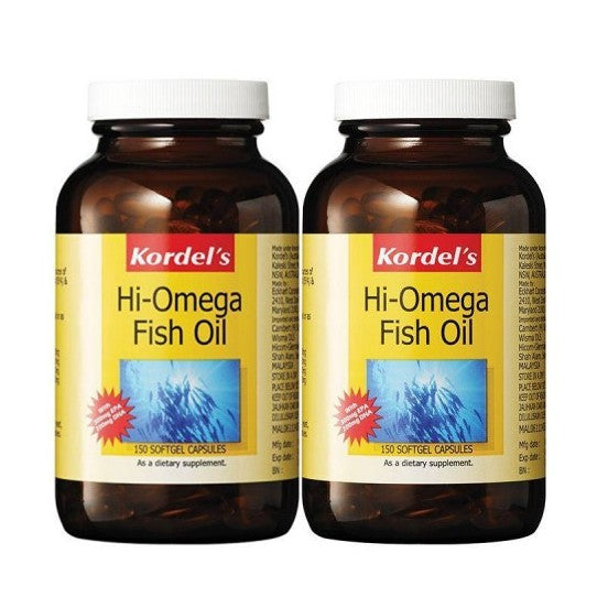 Kordel's Hi-Omega Fish Oil Capsule 150s x2 - DoctorOnCall Online Pharmacy