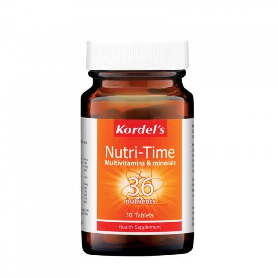 Kordel's Nutri-time Multivitamins & Minerals Tablet 30s - DoctorOnCall Farmasi Online