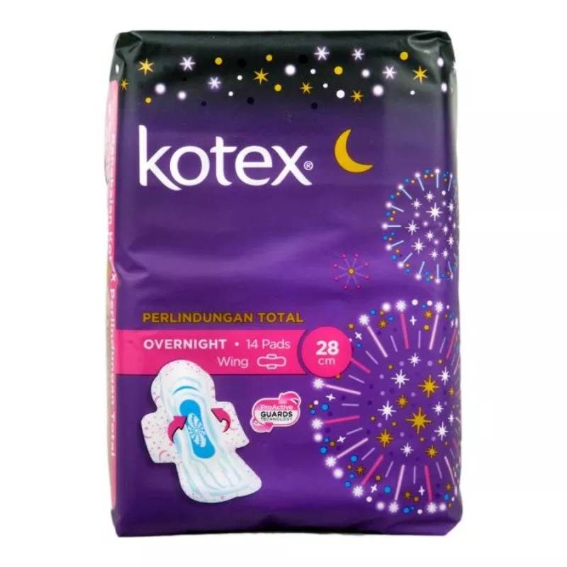 Kotex Total Protection Overnight Wing 28cm 14s - DoctorOnCall Online Pharmacy