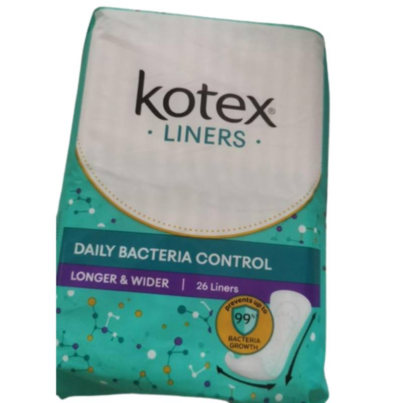 Kotex Fresh Bacteria Control Pantyliner 26s - DoctorOnCall Farmasi Online