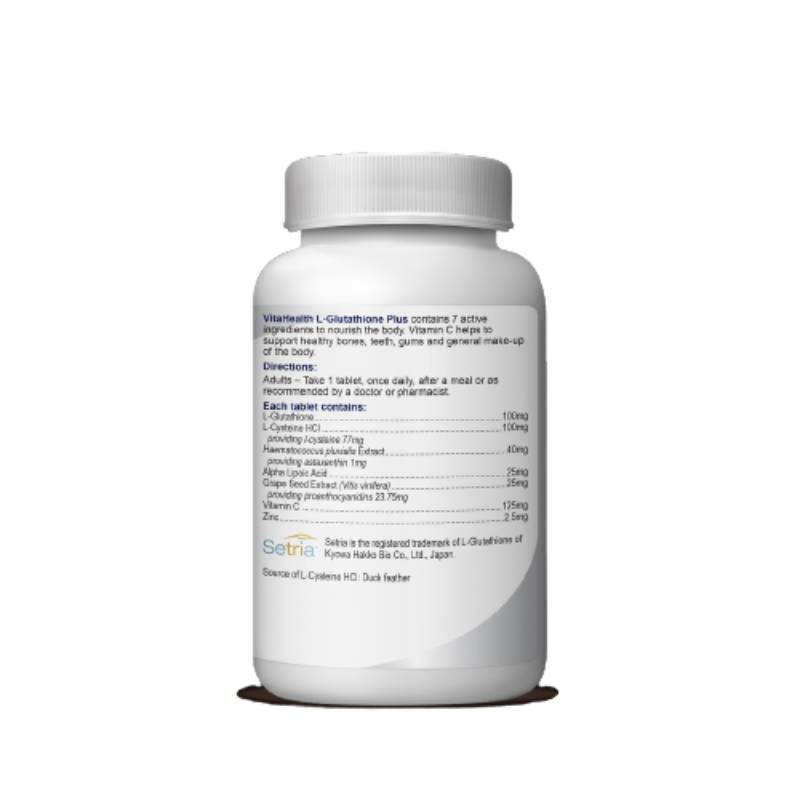 Vita L-Glutathione Plus Tablet 60s - DoctorOnCall Online Pharmacy