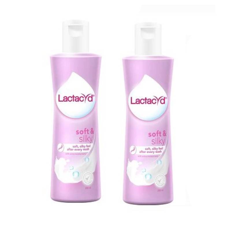 Lactacyd Soft & Silky Feminine Wash 250ml x2 - DoctorOnCall Online Pharmacy