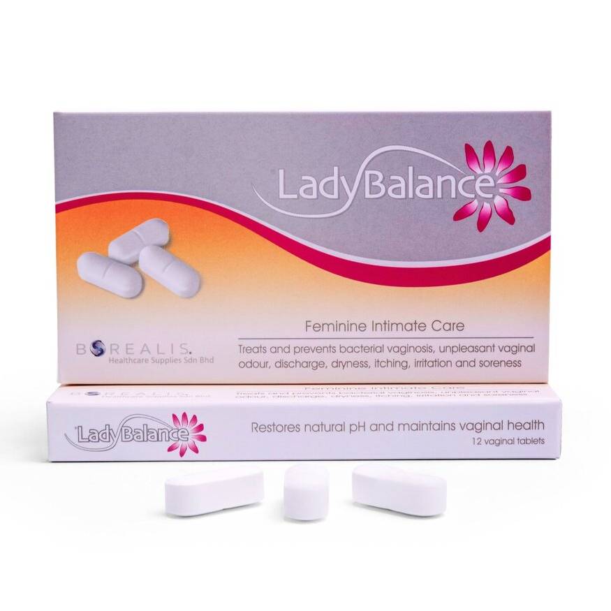 Lady Balance Vaginal Tablet 12s - DoctorOnCall Farmasi Online