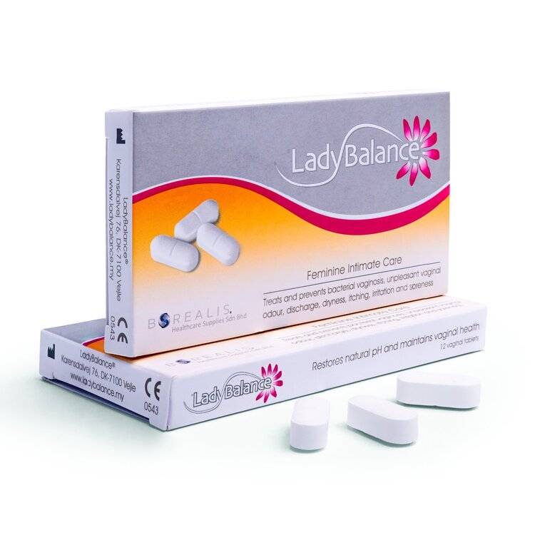 Lady Balance Vaginal Tablet 12s - DoctorOnCall Farmasi Online