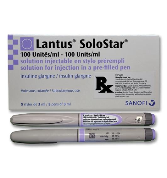 Lantus Solostar 100IU/ml Pre-filled Pen 3ml x1 (pen) - DoctorOnCall Farmasi Online