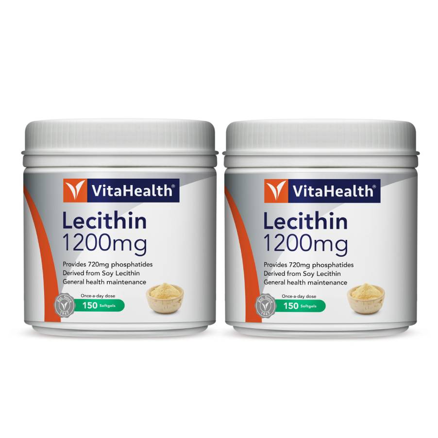 VitaHealth Lecithin 1200mg Capsule 30s - DoctorOnCall Farmasi Online