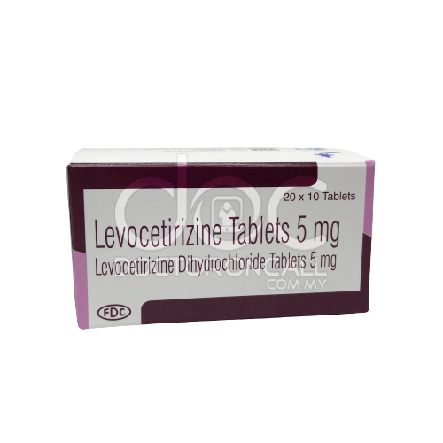 Levocetirizine 5mg Tablet 10s (strip) - DoctorOnCall Farmasi Online