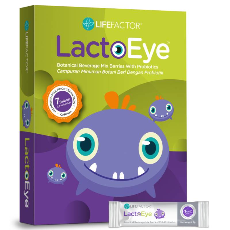 LifeFactor Lactoeye Sachet 21s - DoctorOnCall Farmasi Online