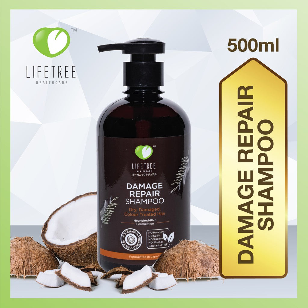Lifetree Signature Damage Repair Shampoo 500ml - DoctorOnCall Farmasi Online