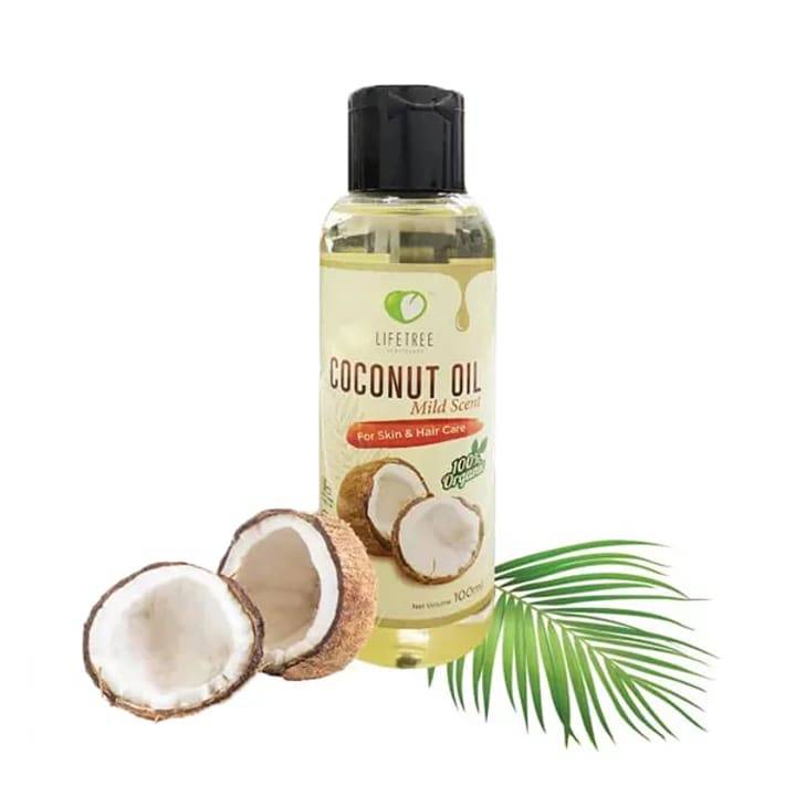 Lifetree Organic Premium Coconut Oil (Mild Scent) 100ml - DoctorOnCall Farmasi Online